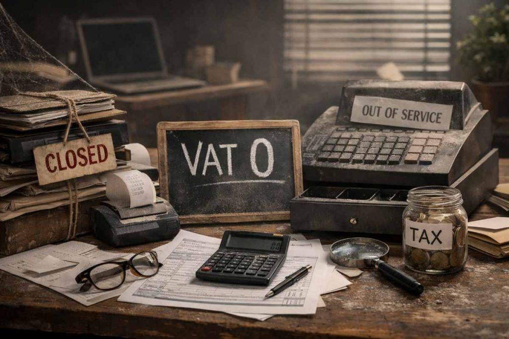 مالیات ارزش افزوده در زمان عدم فعالیت و نداشتن فروش و درآمد
